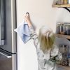 3 Pieces Kitchen Towel Hooks Round Adhesive Dish Towel Hook Premium Chrome Finish & Easy Installation Wall Mount Hand Towel Hook Ideal as Bathroom,
