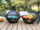 Fruit Basket With Lid - Decorative Fruit Bowl Metal Wire Basket Covered Fruit Bowl Strainer For Fruits Vegetables Fruit Display Stand Keeps Flies