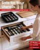 Silverware Organizer - Expandable Kitchen Drawer Organizer, Adjustable Utensil Organizer, Cutlery Tray for Forks, Knives, Multipurpose Kitchen