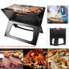 Portable Charcoal Grill - Mini BBQ Grill - black