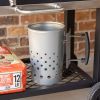 (2 Pack)Charcoal Chimney Starter for Outdoors, with Safety Handle - Silvery