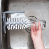 1pc Cup Scrubber Glass Cleaner Bottles Brush Sink Kitchen Accessories 2 In 1 Drink Mug Wine Suction Cup Cleaning Brush Gadgets - Upgrade style cup