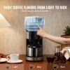 Coffee Maker with Grinder, 8 Cup Programmable Coffee Machine, Grind and Brew Coffee Maker with 24-Hour Timer for Auto Brew, Reusable Filter, for