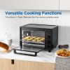 XL Toaster Oven, 34QT, 6-Slice Capacity, Black, 1500W, Bake Toast Broil - 1 Pack