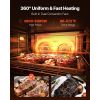Commercial Convection Oven, 4.24 cu.ft Countertop Oven for Full-Size Pans, Electric Convection Ovens with 4 Racks, 360° Hot Air Circulation, for