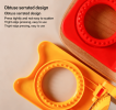 Round Sandwich Cutter and Sealer - Uncrustables Bread Maker for Kids, PP & Stainless Steel Pocket Sandwich Mold, Easy Clean DIY Lunch Tool for