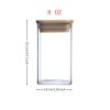 Empty Spice Jars with Label Pack (12x Bamboo Lid Glass Jar). Small 8oz Spice Storage Bottles with 72 Printed Spice Stickers and 20 Writable Pantry