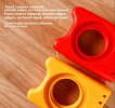 Round Sandwich Cutter and Sealer - Uncrustables Bread Maker for Kids, PP & Stainless Steel Pocket Sandwich Mold, Easy Clean DIY Lunch Tool for
