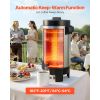 Commercial Coffee Urn, 40 Cup 203oz Hot Beverage Dispenser with Dripless Faucet, 1090W Quick-Brewing Coffee Maker, Automatic Temperature Control,