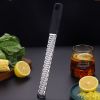 1pc Stainless Steel Lemon Zester & Cheese Grater, Fruit Scraper Planer, Kitchen Gadget - 11.81in*1.25in