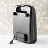 4 Slice Waffle Maker, Removable Plates, Black Matte, Model MS8400778514-1 - 1 Pack